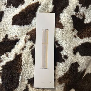 Apple Watch Band in White and Yellow